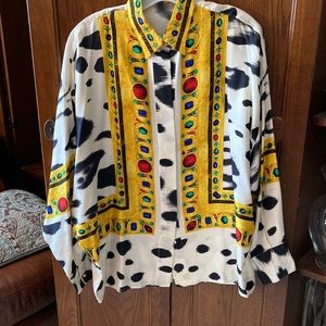 Vintage Versace silk blouse